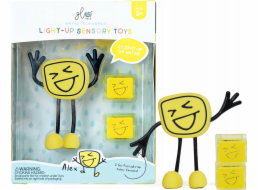 Duronic Glo Pals, Alex Bath Figurka - sada se dvěma smyslovými kostkami, které svítí ve vodě