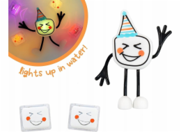 Soxo Glo Pals, Party Pal figurka do vany - sada se dvěma smyslovými kostkami, které svítí ve vodě