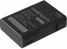 ExtraLink Baterie Mathorn MB-111 1100mAh USB-C Náhrada za EN-EL14a