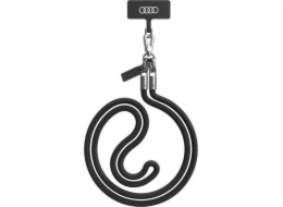 Audi Audi univerzální šňůrka na telefon 120cm 6mm crossbody černá/černá AU-CBL8-R8/D1-BK
