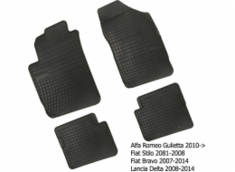 Frogum GUMOVÉ ROHOŽE ALFA ROMEO GULIETTA 2010- / FIAT STILO 2002-2008 / LANCIA DELTA 2008