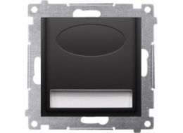 Contact-Simon Simon 54 LED svítidlo 230V AC 1,1 W neutrální bílá 4000 K matná černá DOSB.01/49