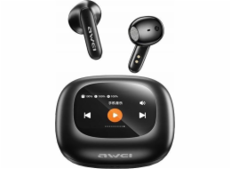 Sluchátka Awei AWEI Bluetooth 5.4 TP97 TWS + dokovací stanice černá/černá