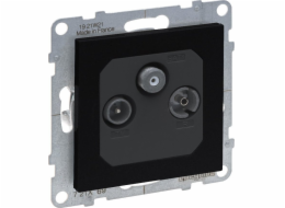 Legrand SUNO - TV-R-SAT koncová zásuvka 10 dB, Černá - Legrand 721469 himp