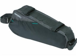 Bazalka BASIL DISCOVERY 365D FRAME BAG M 1,8L podsedlová brašna, uchycení na popruh, voděodolná černá melee (NOVINKA 2024)