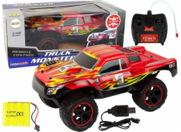 LeanToys Auto na dálkové ovládání R/C 1:12 20 km/h Červená