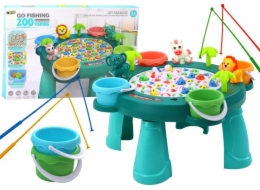 LeanToys Rybářská hra Skill Table Green