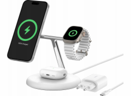 Belkin WIZ023VFBK nabíječka na PDA/mobilní telefon Sluchátka, Chytrý telefon, Chytré hodinky Černá USB Bezdrátové nabíjení Vnitřní