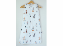 PULP BAMBOO zateplený spací pytel TOG 1,75 Jersey - Zvířata na cestách do 12m