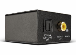 Lindy Toslink AV adaptér – RCA (Cinch) x2 černý (70309)