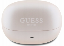 Sluchátka Guess Guess Bluetooth GUTWST88MCTGP TWS + dokovací stanice s růžovou kapslí vytištěné logo
