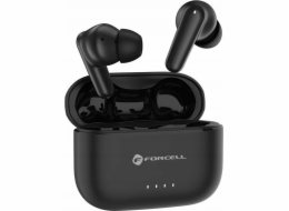 Sluchátka ForCell FORCELL F-AUDIO Super Clear Calls bezdrátová bluetooth TWS ANC + ENC + DONGLE černá