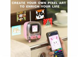 Divoom Divoom Tivoo 2 Pink Pixel art BT reproduktor