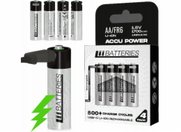 LiiBateries LIIBATTERIES BATERIE LI-ON TYP AA 4ks LiiBateries LIIBATTERIES BATERIE LI-ON TYP AA 4ks