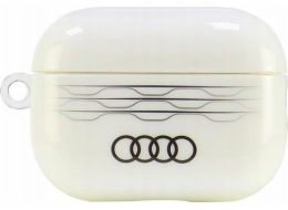 Kryt Audi Audi IML Geometric Pattern AirPods Pro 2 bílý/bílý AU-IMLAPP2-A6/D3-WE