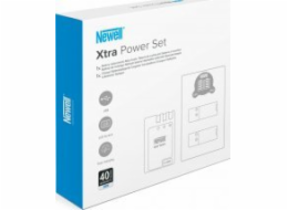 Nabíječka baterií Newell + baterie Náhradní sada Newell Xtra Power Set NP-FW50