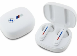 Sluchátka BMW Sluchátka BMW Bluetooth BMBEMIATP20LOH TWS + Dokovací stanice Bílo/bíle tištěná loga
