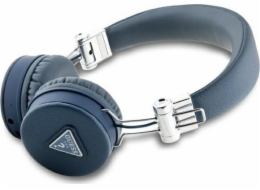 Sluchátka Guess Guess Bluetooth ENC GUBH70PGTSPSB modrá/modrá Zrnitý klasický kulatý tvar