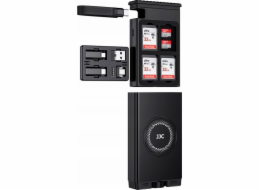 JJC pouzdro + čtečka karet SD MicroSD TF na USB TYP-C USB-C 3.1 MicroUSB 300 MB/s / MFCC-1