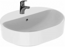 Kolo Variform umyvadlo, eliptické umyvadlo, 50 cm, na desku, s otvorem pro baterii (500775016)
