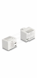 Delock - Sítový adaptér - 20 Watt - 3 A - PD - 2 výstupní konektory (USB-C) - bílá