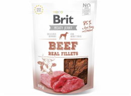 Brit Jerky Beef Real Fillets - Hovězí - psí pamlsek - 80 g
