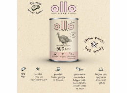 OLLO Puppy Pure Krůtí - mokré krmivo pro psy - 400 g