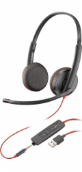 Poly náhlavní souprava Blackwire 3225, 3,5 mm jack, USB-A, stereo