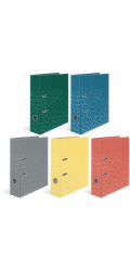 1x5 Herma Ordner Color Standard grün/blau/grau/gelb/rot    20110