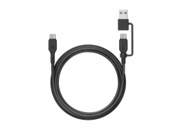 GP 240W Lade- & Sync Kabel USB-A auf USB-C und USB-A