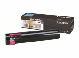Lexmark - Vysoká výtěžnost - purpurová - originální - kazeta s barvivem LCCP - pro Lexmark X940e, X940e Page Plus Solution, X945e, X945e Page Plus Solution
