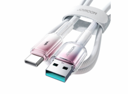 Joyroom S-A42 3A USB-A USB-C kabel 1,2 m bílý