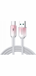 Joyroom S-A42 3A USB-A USB-C kabel 1,2 m bílý