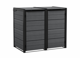 Zahradní box Keter Hide Away na popelnice 240 l šedý