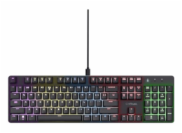 Trust GXT 871 Zora klávesnice Hraní USB QWERTY Americká angličtina Černá