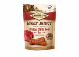CARNILOVE MEAT JERKY Chicken with Wild Boar - svačina pro psy - 100 g