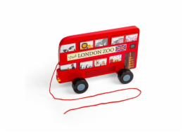 Bigjigs Toys Tahací hračka Londýnský autobus