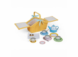Bigjigs Toys Pikniková sada v košíku