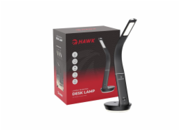 HAWK Nočná LED lampa 3,5W, čierna s nabíjanim 10W