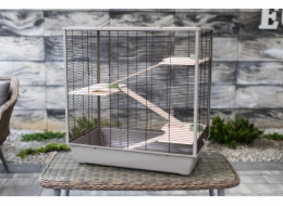 INTER-ZOO Diego Wood Japandi - klec pro hlodavce - 78 x 48 x 97cm