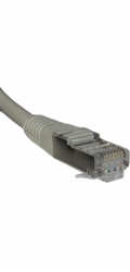 Patch kabel NetRack RJ45, kat. 6 FTP, 0,25m šedý - BZPAT0256F