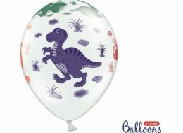 Party Deco Balloon Dinosauři, mix, 30 cm, 6 ks univerzální