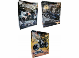 JU-PITER Dárková taška laminovaná Motory 016B 26x32x9cm p12, cena za 1 ks.