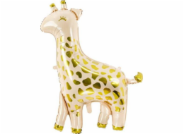 Fóliový balónek PartyDeco Giraffe, 80x102cm, mix jedné velikosti