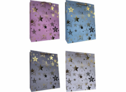 JU-PITER Dekorativní dárkový sáček 4wz 26x32x11cm 370B mix cena za 1 ks