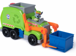 Spin Master Paw Patrol - Extra velký recyklační vůz se skalnatou postavou a funkcí transformace, hračkové vozidlo