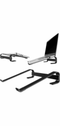 Strado stojan na notebook Hliníkový stojan na tablet notebook do 18 Simple S1 (Black) univerzální