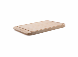 Prkénko Pebbly, NBA220, oboustranné, bambus, 2 v 1 na krájení potravin a na chleba, 34 x 23,5 x 2 cm