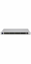 Ubiquiti UniFi USW-48-POE network switch Managed L2 Gigabit Ethernet (10/100/1000) Power over Ethernet (PoE) 1U Stainless steel