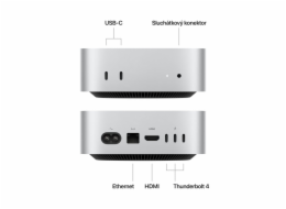 APPLE Mac mini M4 chip 10-core CPU and 10-core GPU, 24GB, 512GB SSD